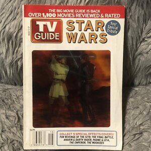 TV Guide May 1 2005 Star Wars Episode III The Final Battle Hologram